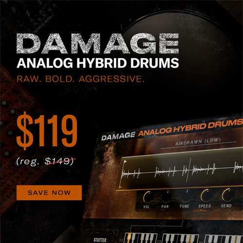 HEAVYOCITY : Refined Aggression Returns—Analog Hybrid Drums is $119! [2024.11.26]