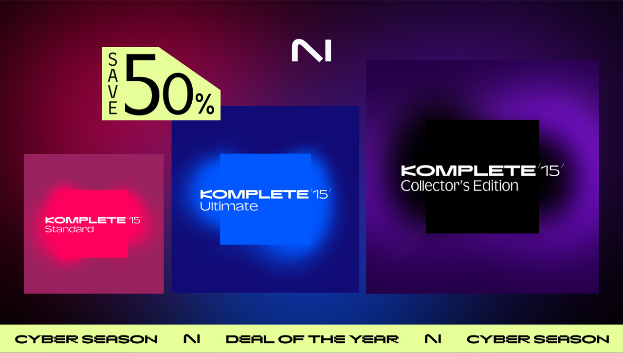 Native Instruments : Still thinking about 50% off Komplete 15? [2024.11.29]