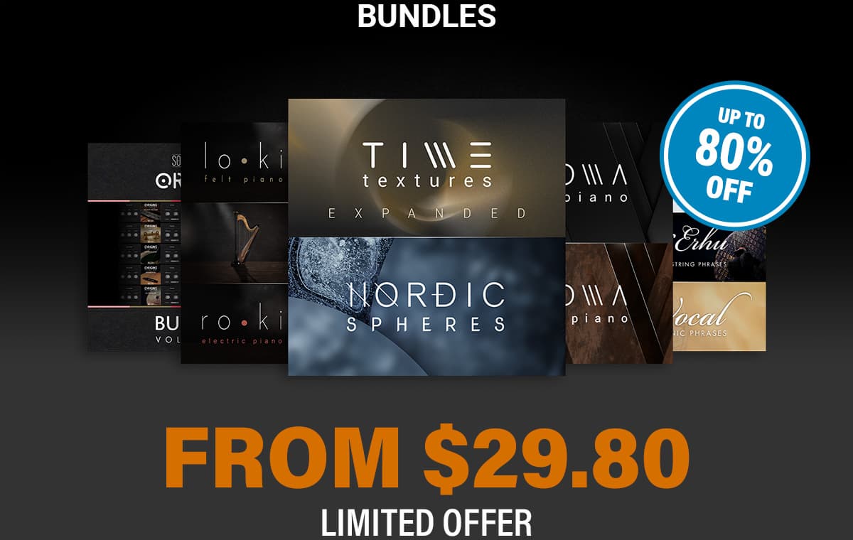 SONUSCORE - Musical Diversity: Up to 80% Off Bundles! [2024.11.30]